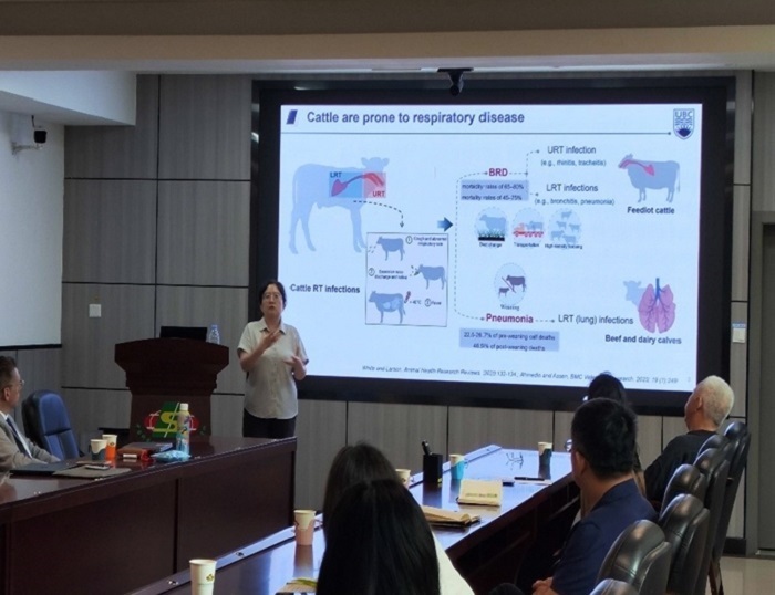 Professor Leluo Guan from the University of British Columbia Visits Institute of Subtropical Agriculture for Academic Exchanges